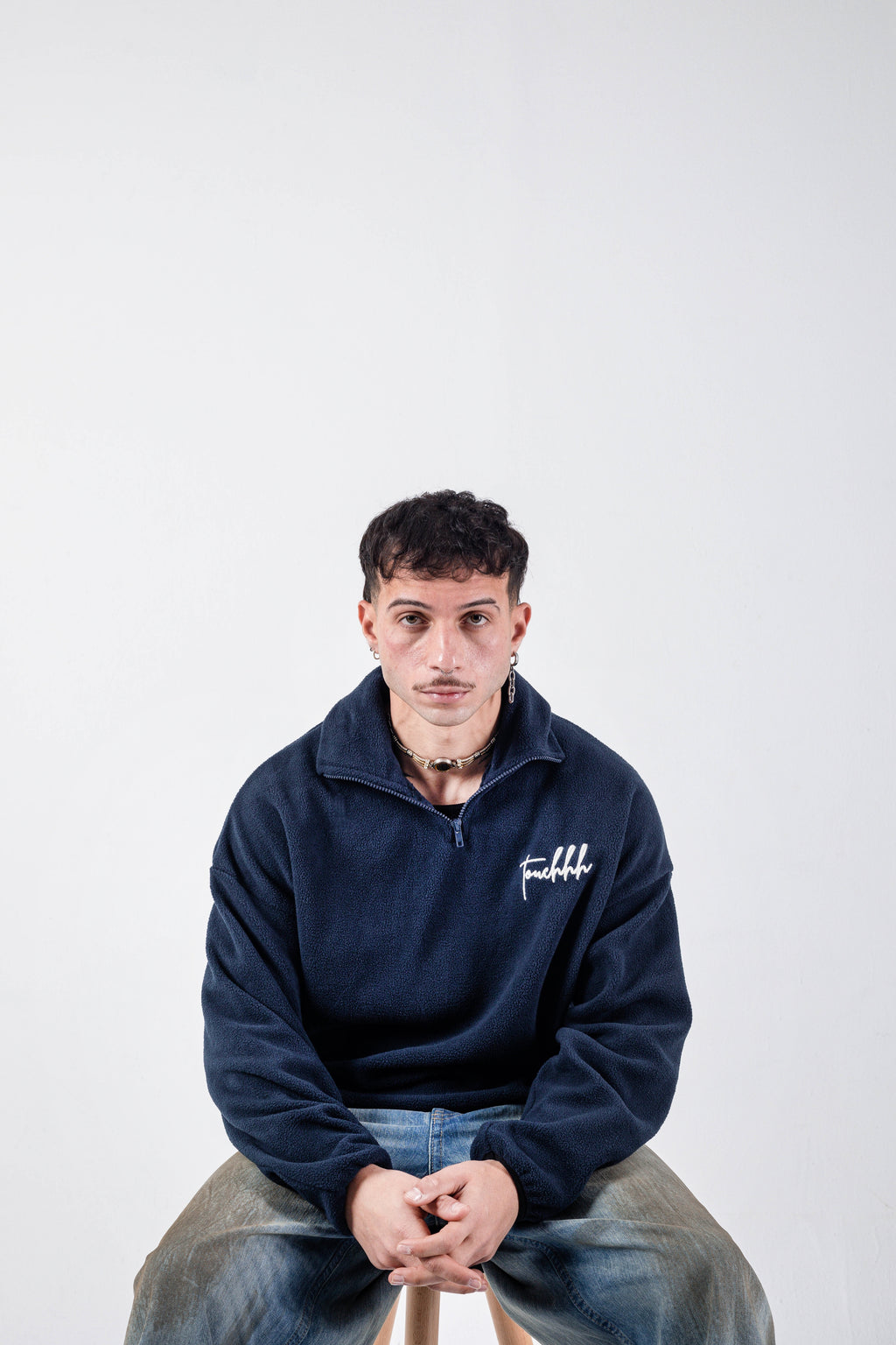 Touch’s Navy quarter zip