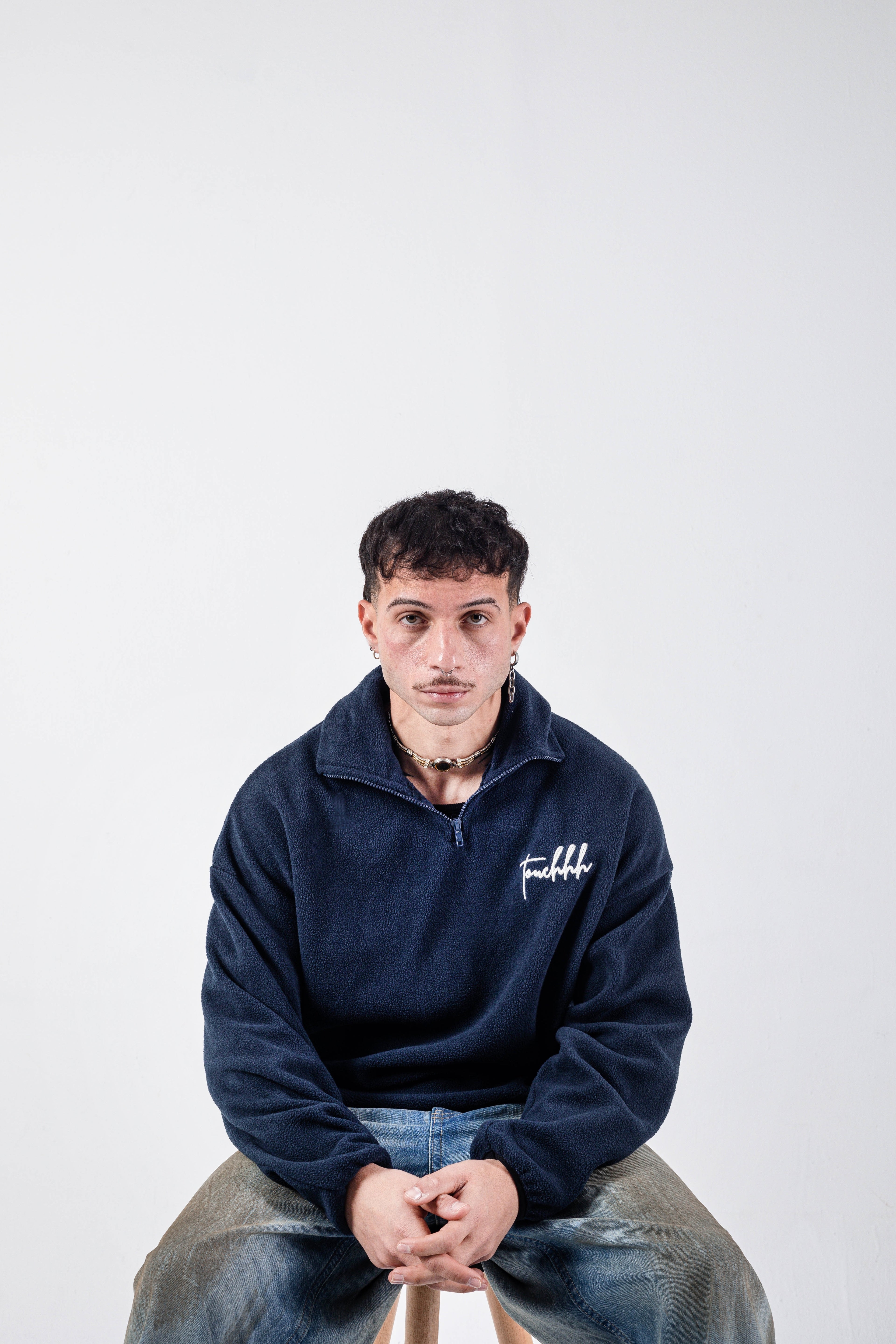 Touch’s Navy quarter zip