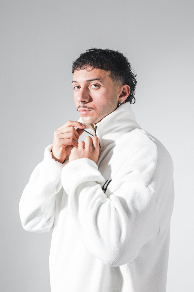 Touch’s White quarter zip