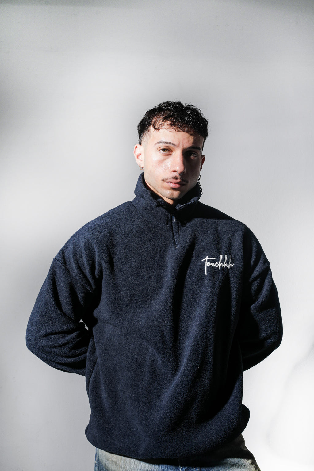 Touch’s Navy quarter zip