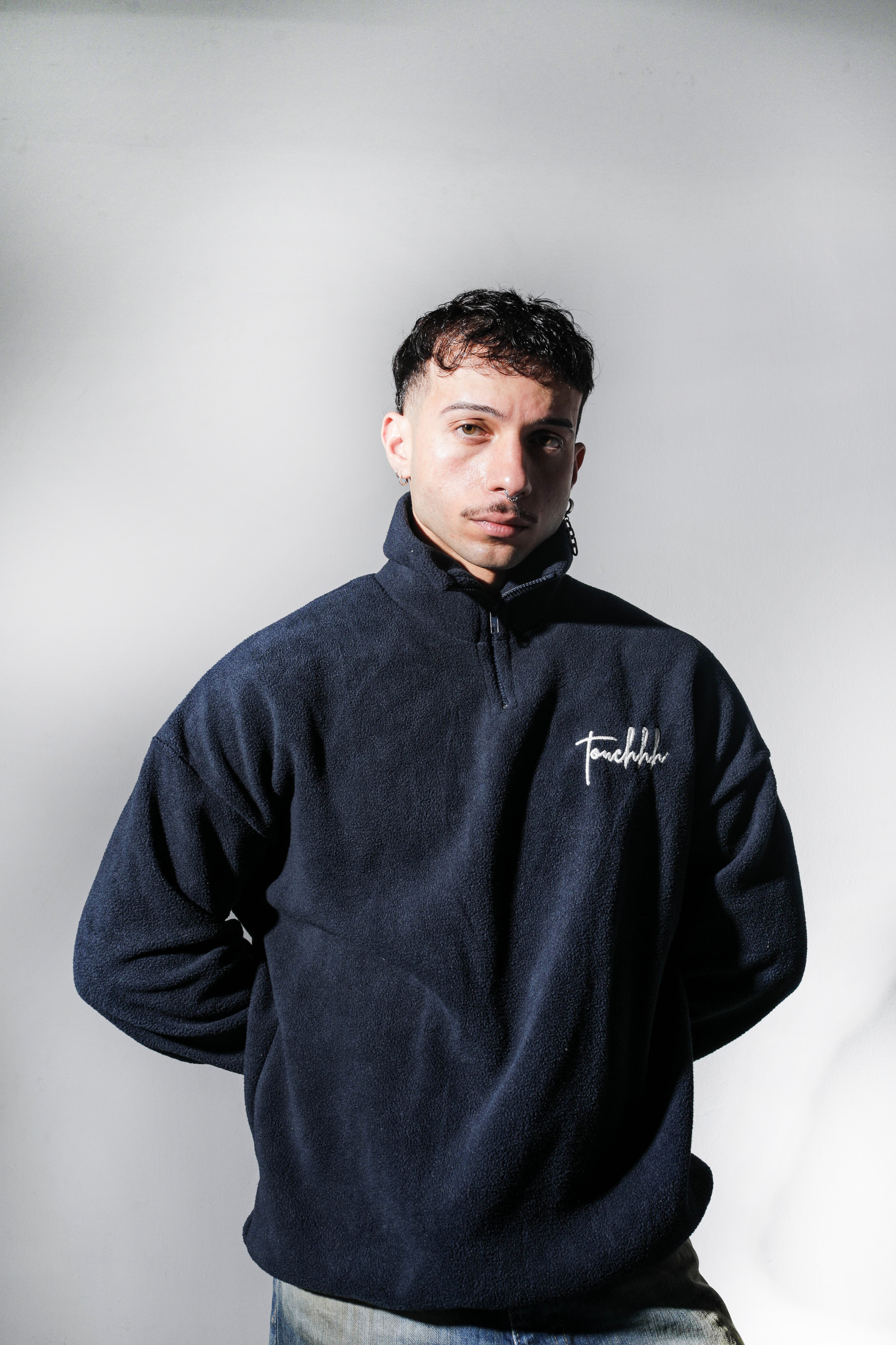 Touch’s Navy quarter zip