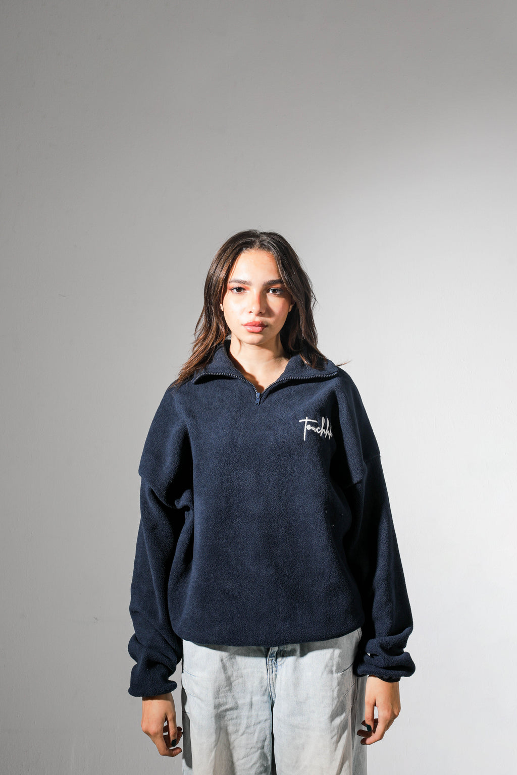 Touch’s Navy quarter zip