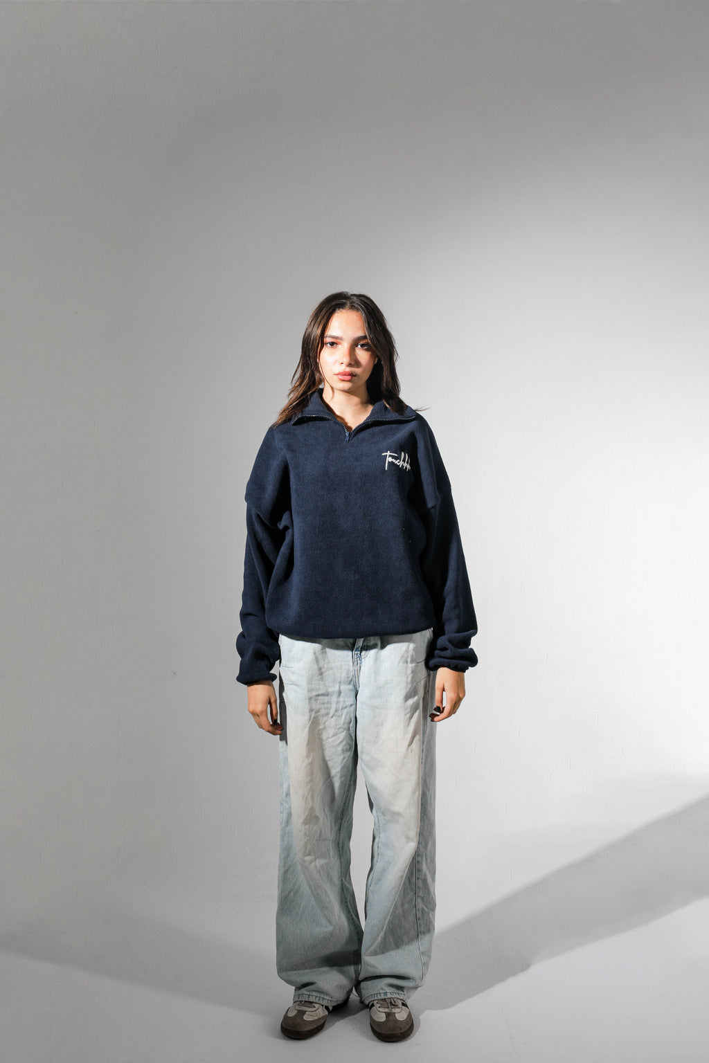 Touch’s Navy quarter zip